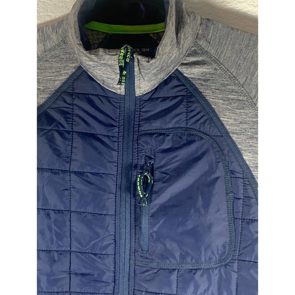 Dutch Harbor Gear Lightweight Zipper Jacket Navy Size Large - Picture 3 of 10
